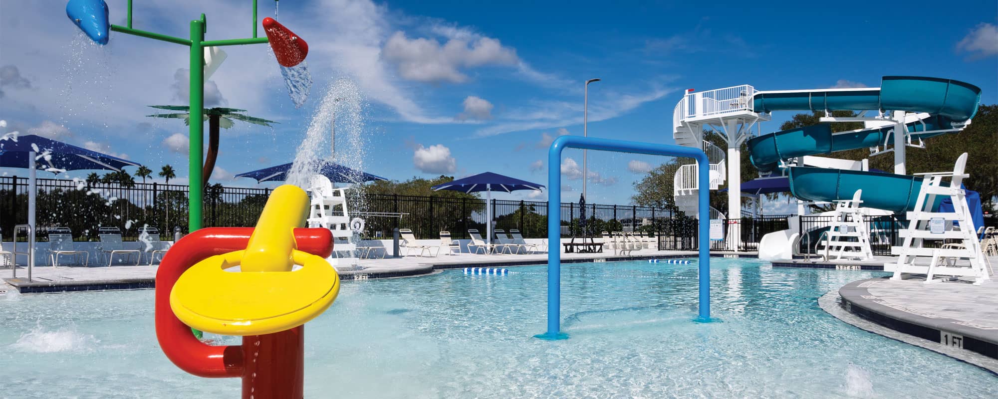 Aqua Cannon, Aqua Buckets 3, Aqua Fall.