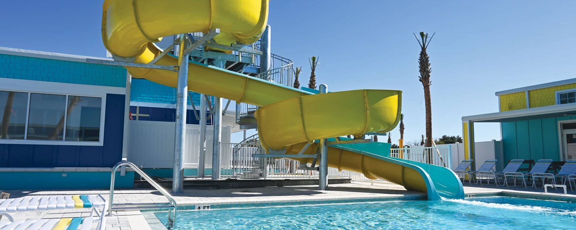 Cabana Club RV Resort Custom Waterslide