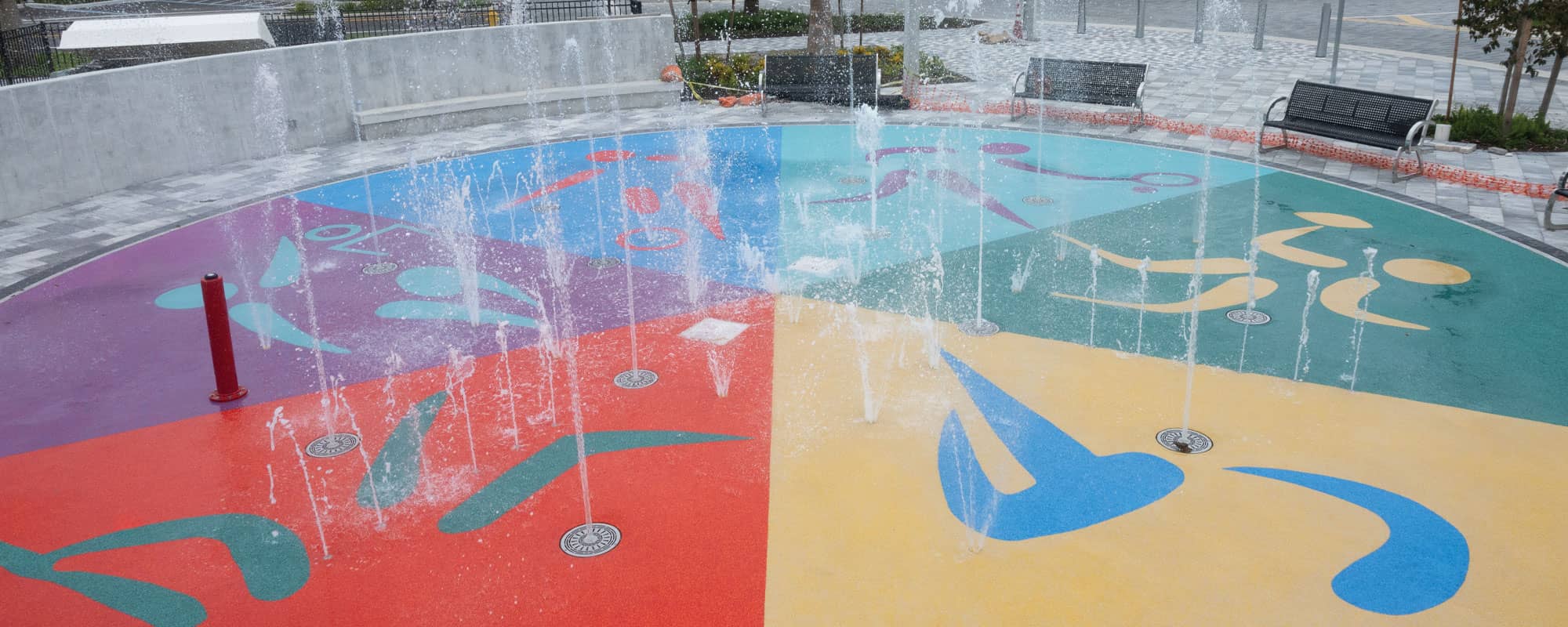 Tamarac Village Water Play Fountain