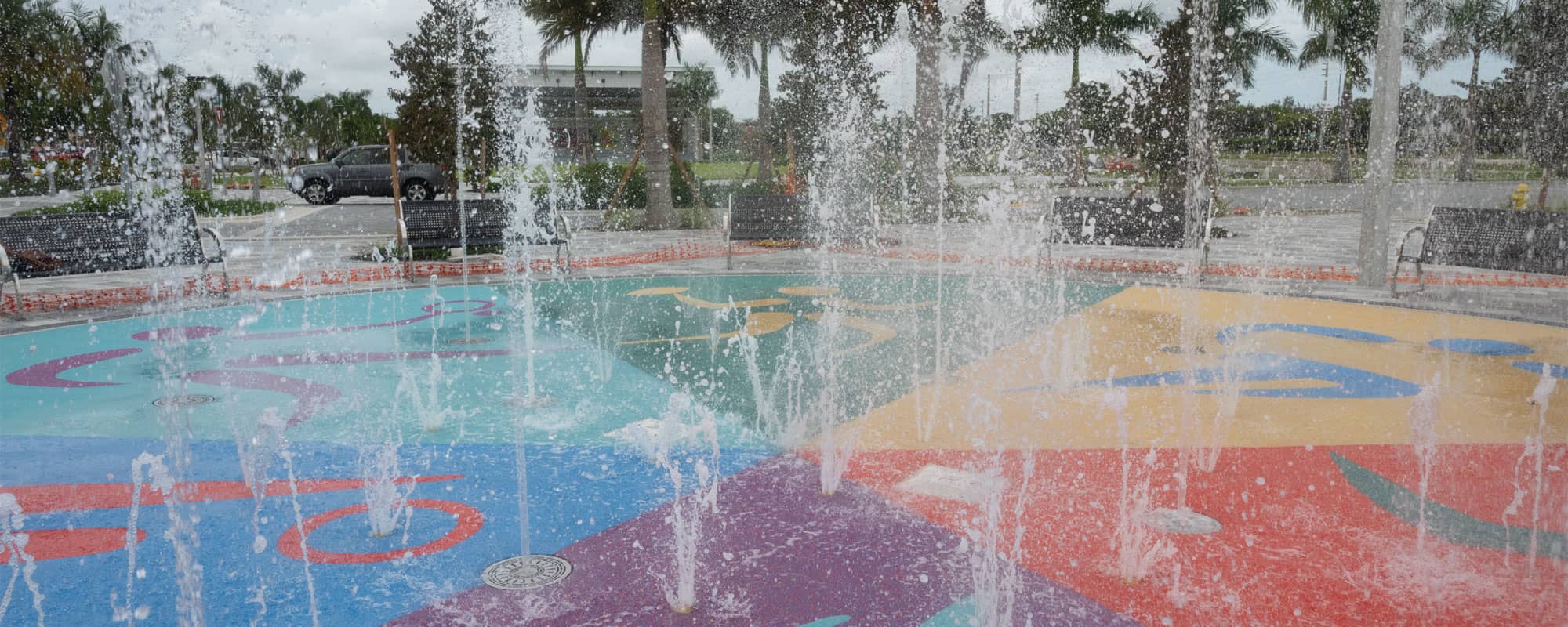 Tamarac Village Water Play Fountain