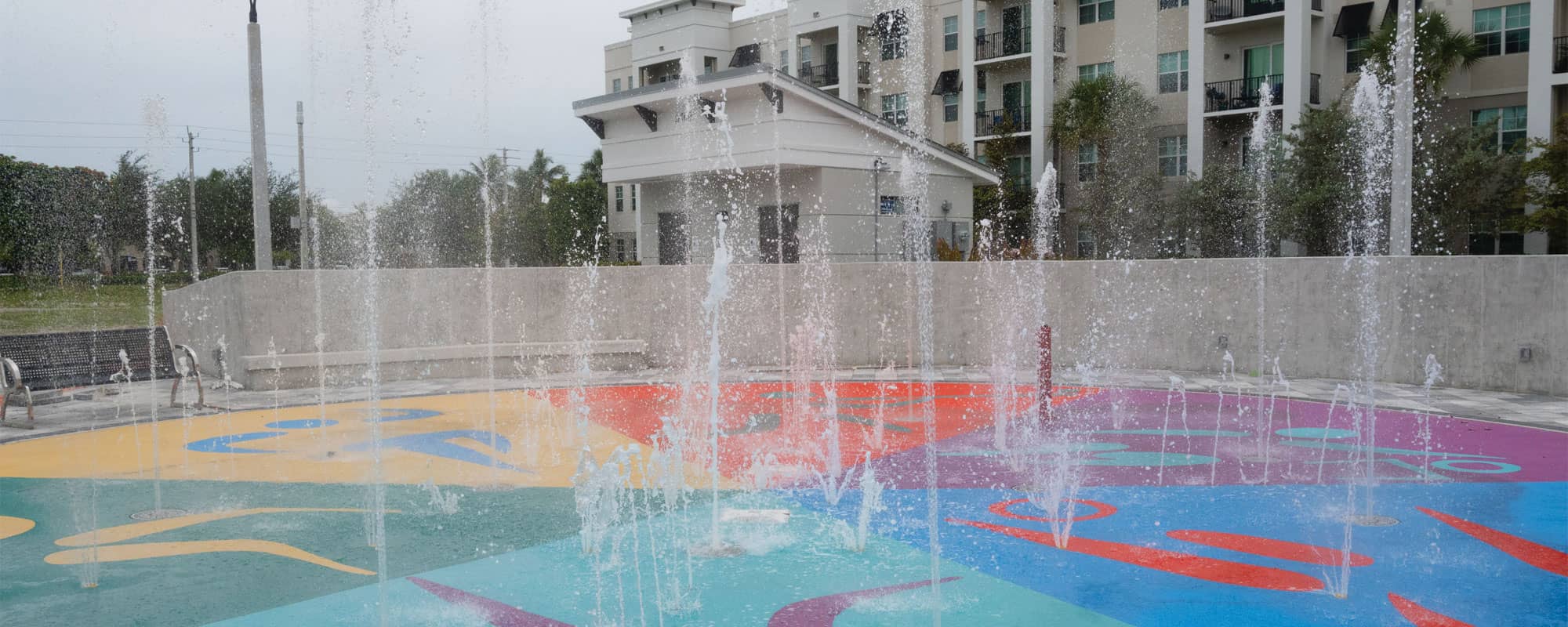 Tamarac Village Water Play Fountain