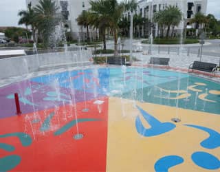 Tamarac Village Water Play Fountain