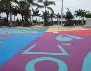 Tamarac Village Water Play Fountain