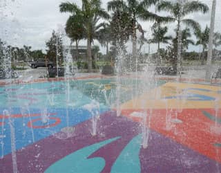 Tamarac Village Water Play Fountain